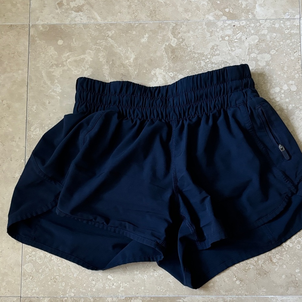 Lululemon Athletica Dark Blue Athletic Shorts
